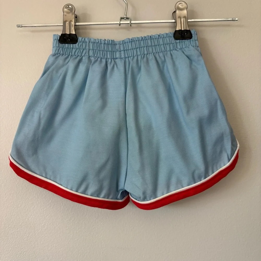 Vintage Carters Shorts 70s 80s Baby Toddler Size 12 Month Retro Lined Athletic